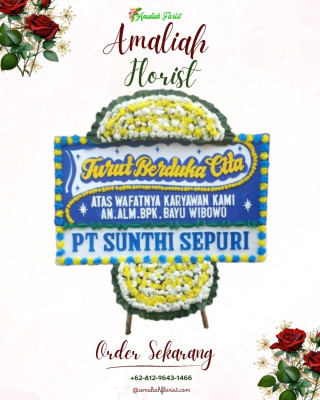 Papan Bunga Duka di Semidang Lagan