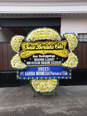 Papan Bunga Duka di Semidang Lagan