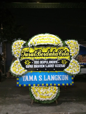Papan Bunga Duka di Semidang Lagan