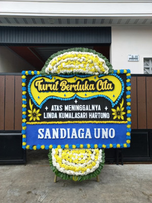 Papan Bunga Duka di Semidang Lagan